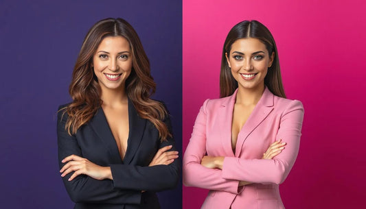 Two women in power positions showing the power of the personal brand.